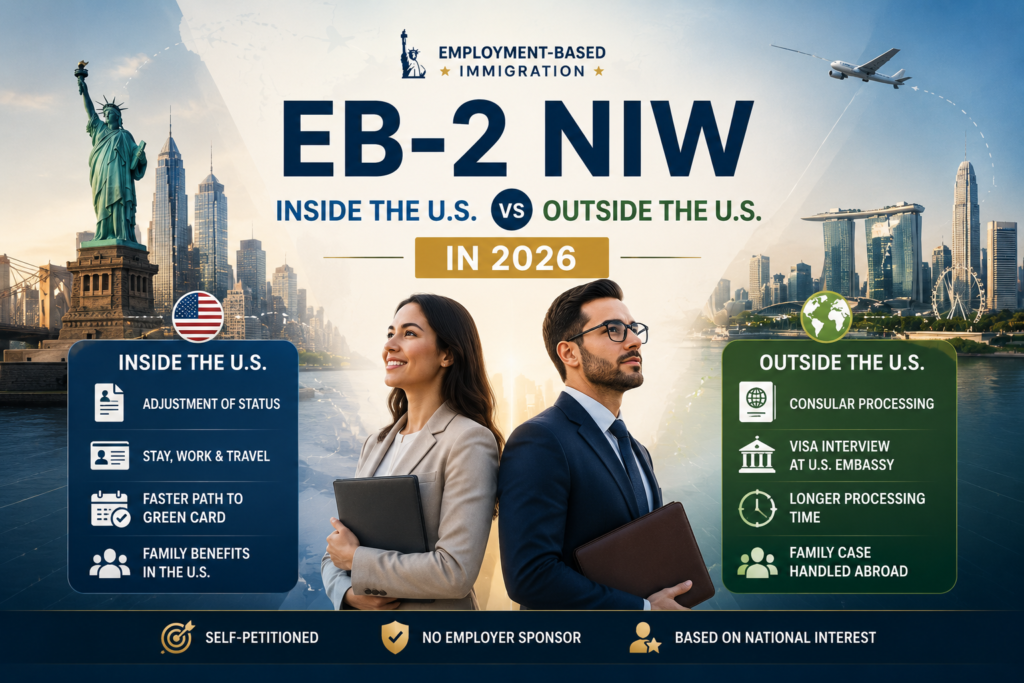 EB-2 NIW Inside the U.S. vs Outside the U.S. in 2026