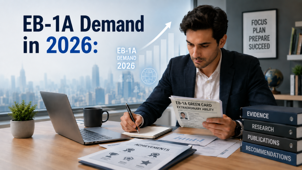 EB-1A Demand in 2026: Why the Extraordinary Ability Green Card Has Become More Competitive