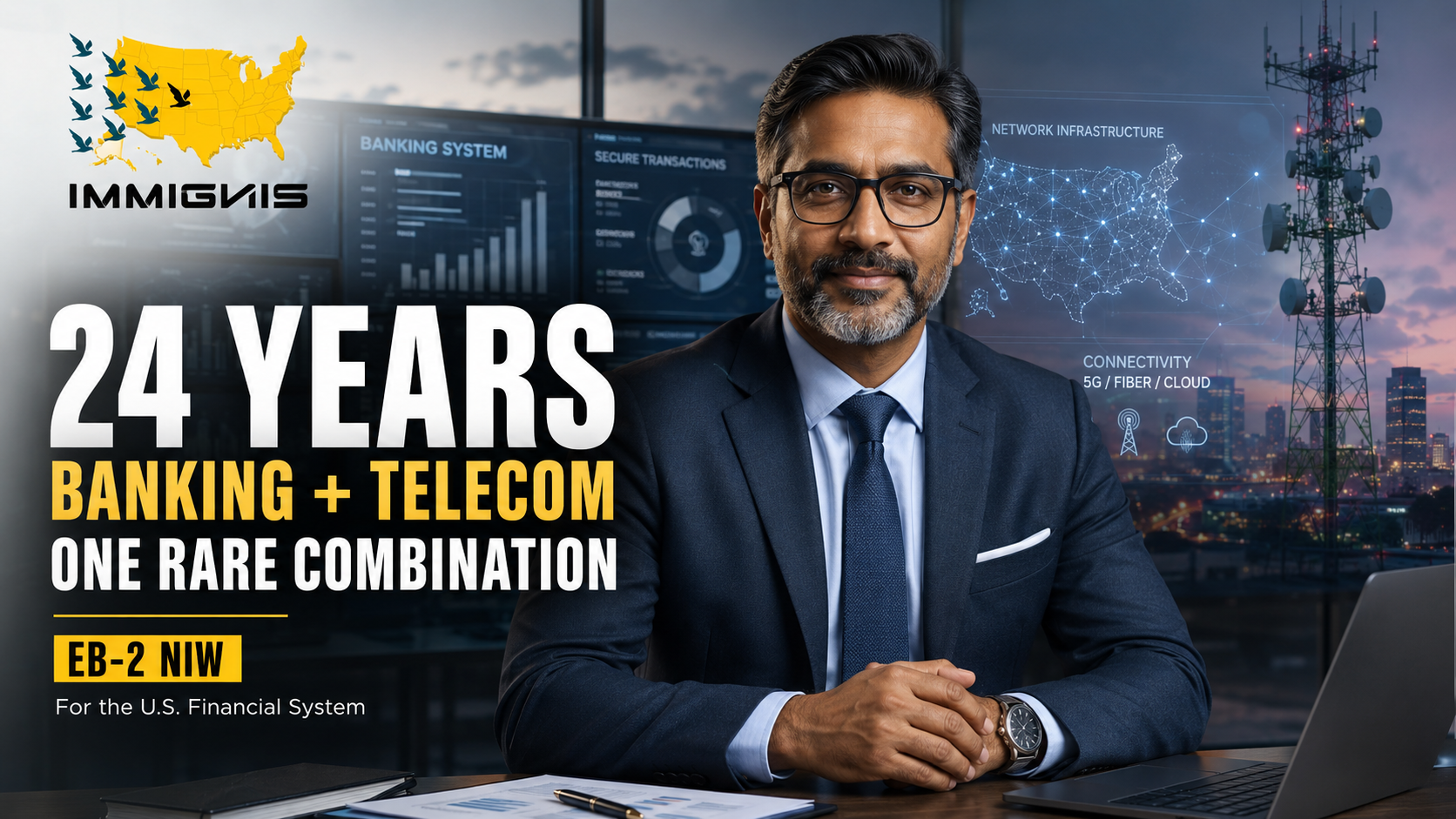 EB-2 NIW IT infrastructure specialist approved - banking telecom financial continuity architecture