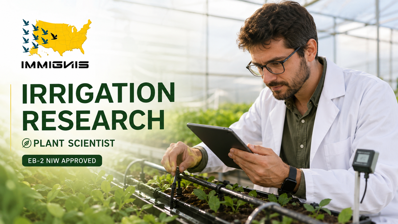 EB-2 NIW plant scientist approved - Hungarian irrigation researcher agricultural water resilience