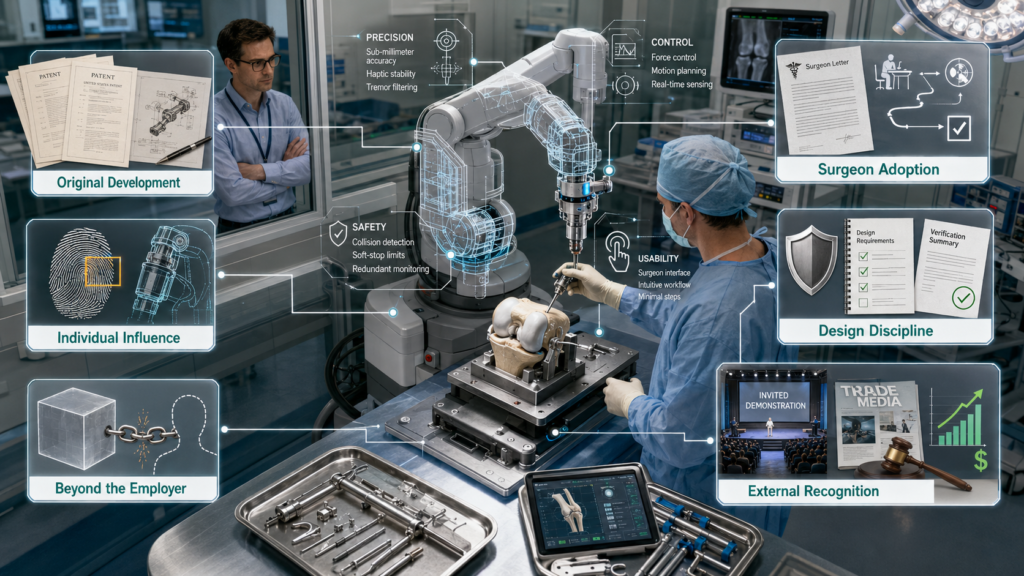 EB-1A surgical robotics engineer case evidence