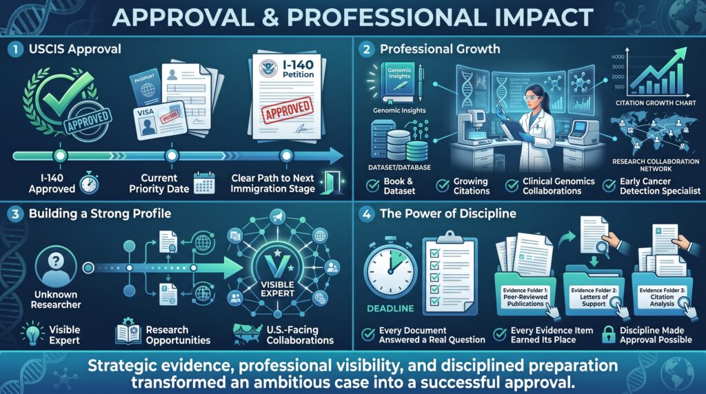 EB-2 NIW approval and professional impact