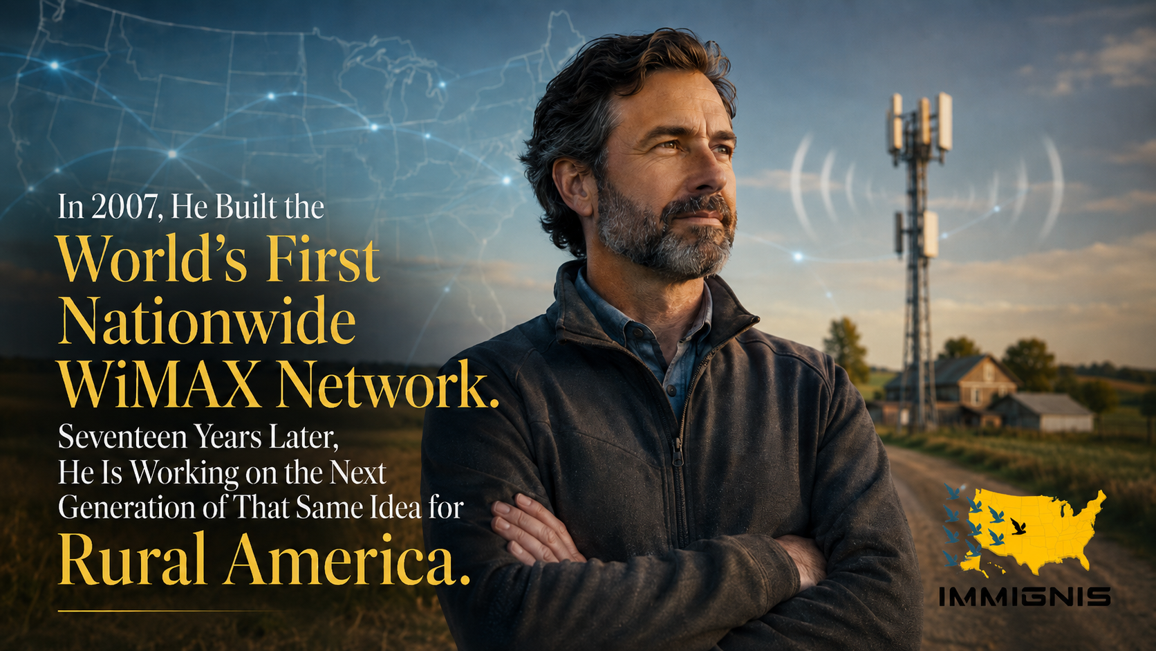 EB-2 NIW approved telecommunications engineer - world first WiMAX network Open RAN rural broadband