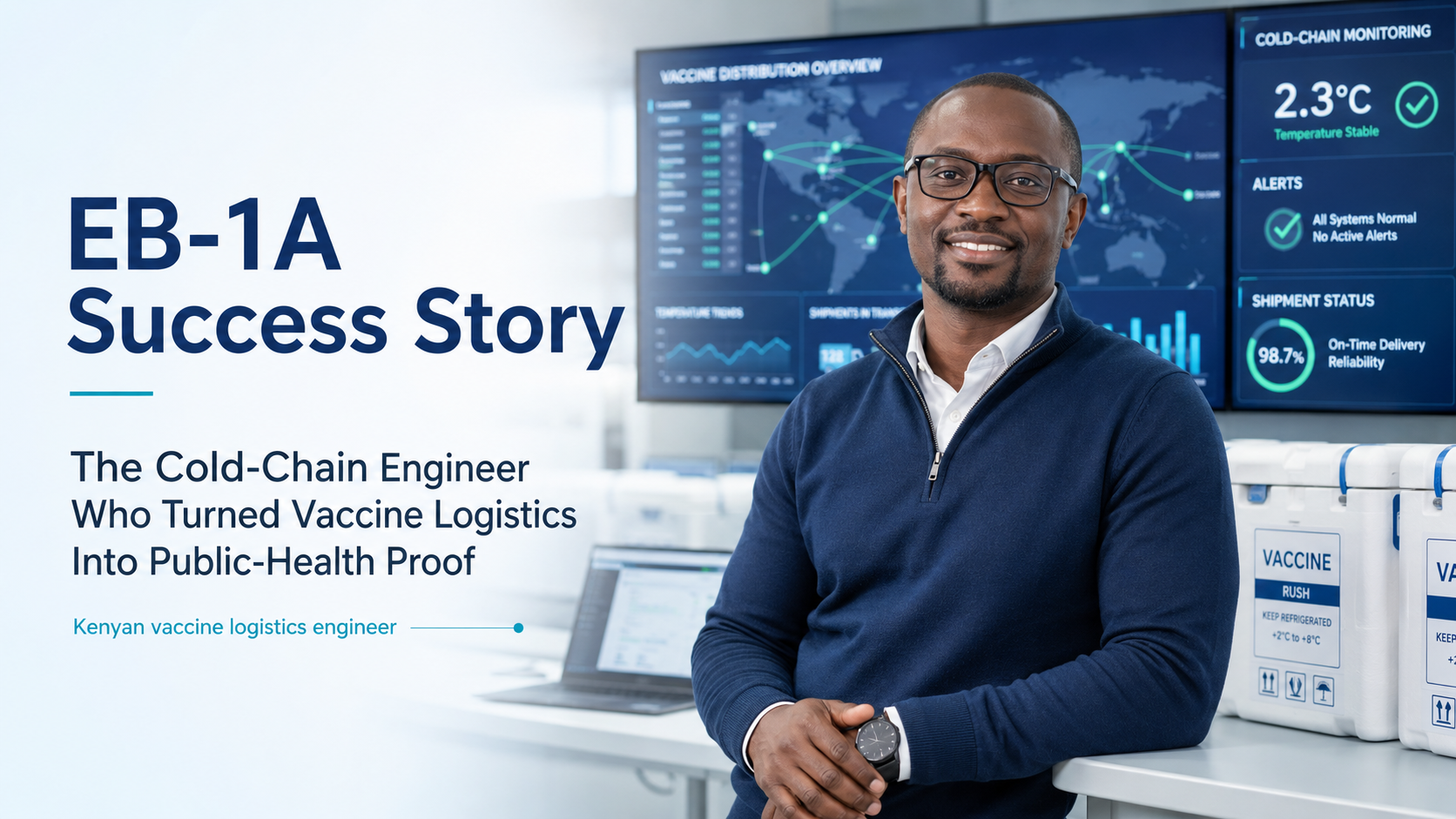 EB-1A Vaccine Cold-Chain Approval