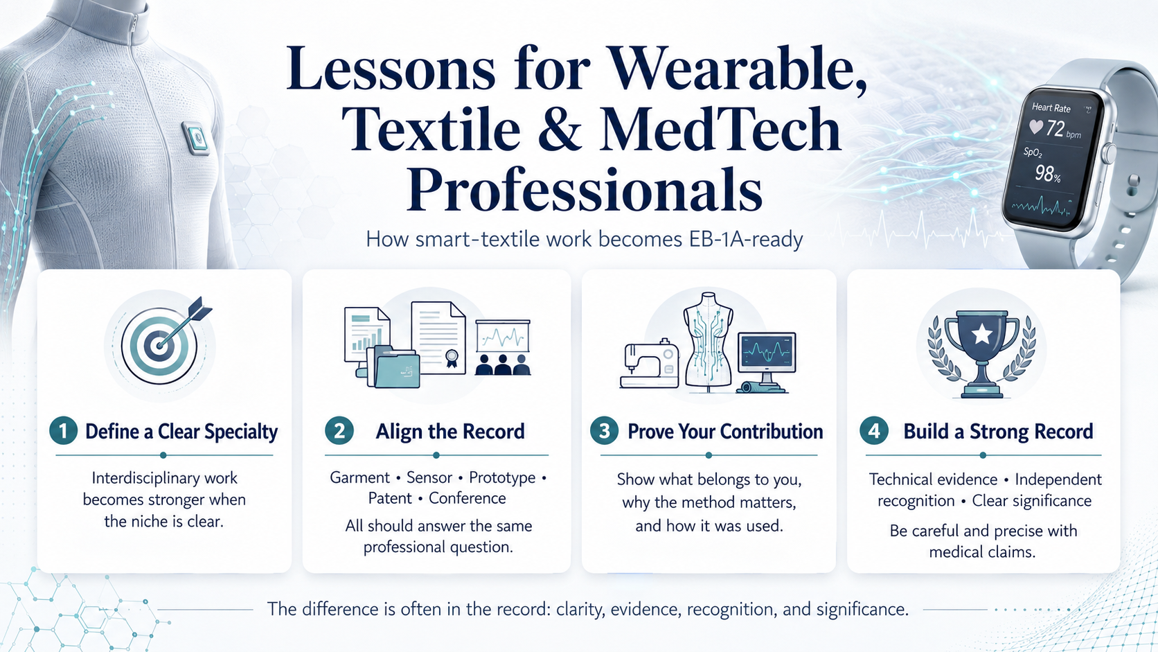 Smart Textiles Engineer lessons for wearable medtech professionals.