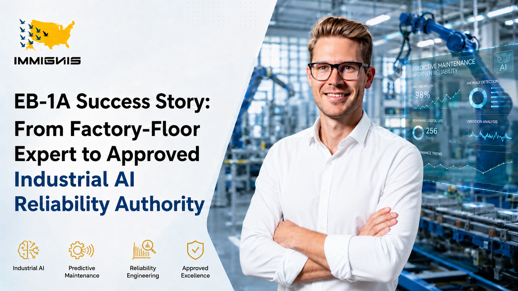 Industrial AI reliability engineer and predictive maintenance EB-1A approval