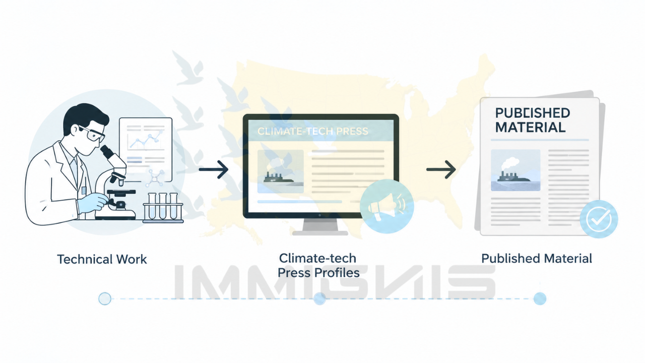 EB-1A Carbon Mineralization Scientist evidence infographic.