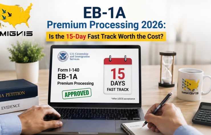 EB-1A Premium Processing 2026 with 15-day fast track.