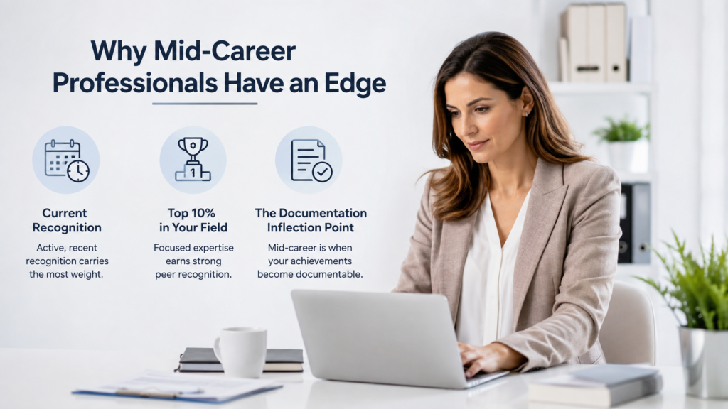 Mid-career EB-1A professional advantages